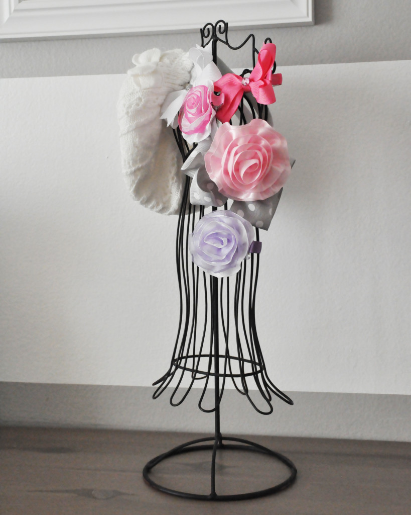 Dress Form Hair Bow Holder - Project Nursery