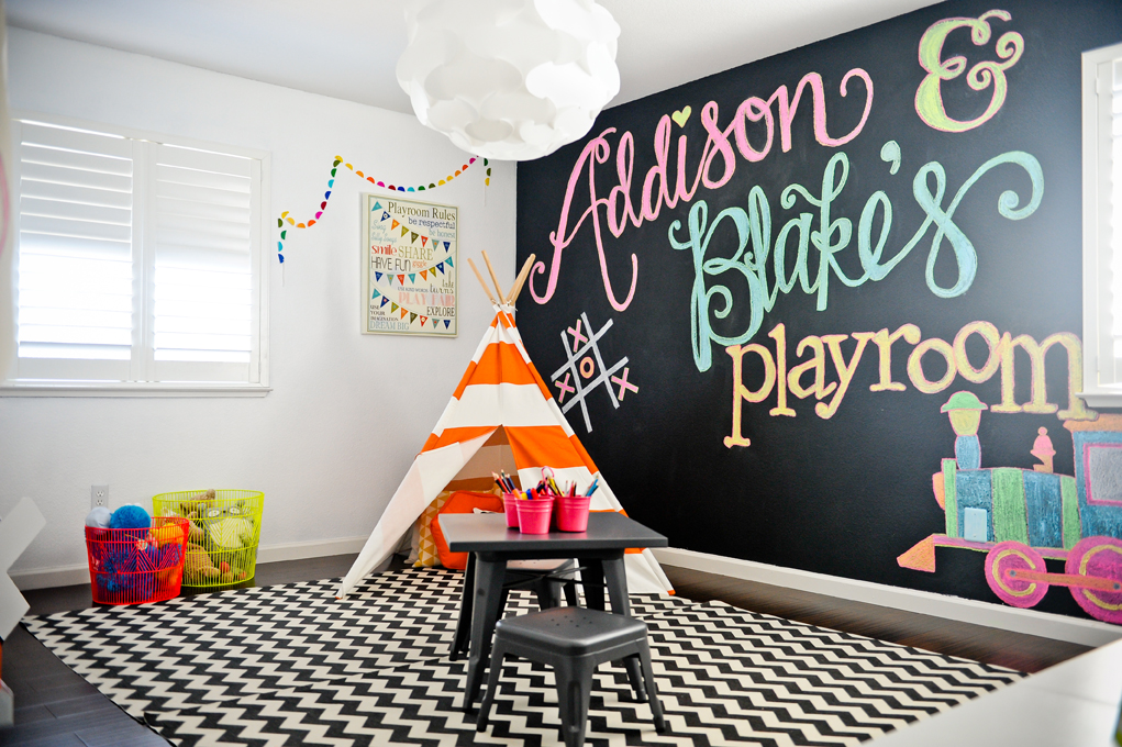 Design Reveal: Colorful Playroom - Project Nursery