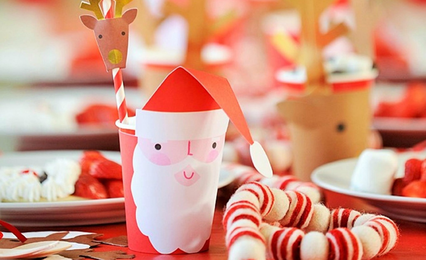 Kids Christmas Party Place Settings