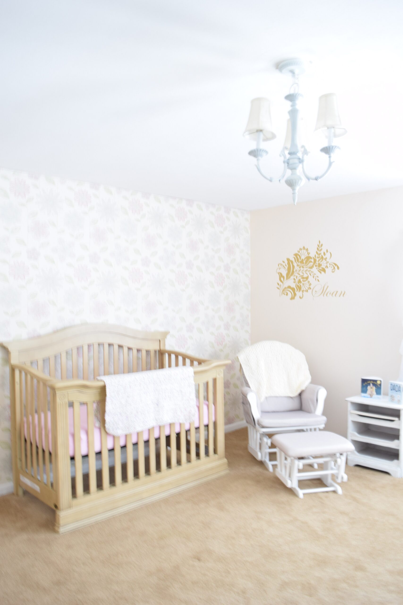 Floral and Gold Nursery