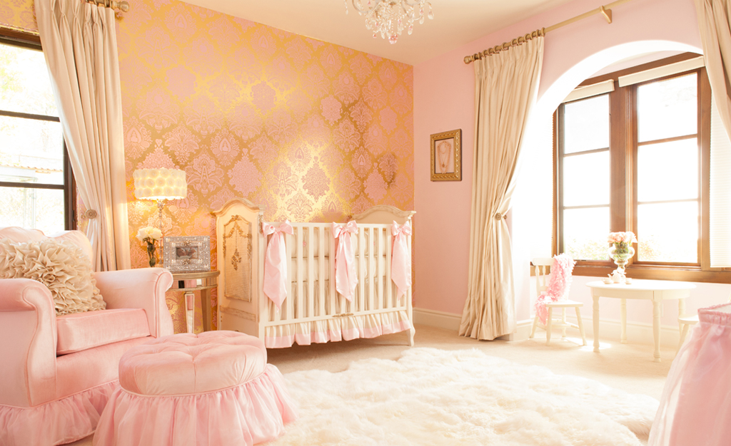 Pink and Gold Nursery