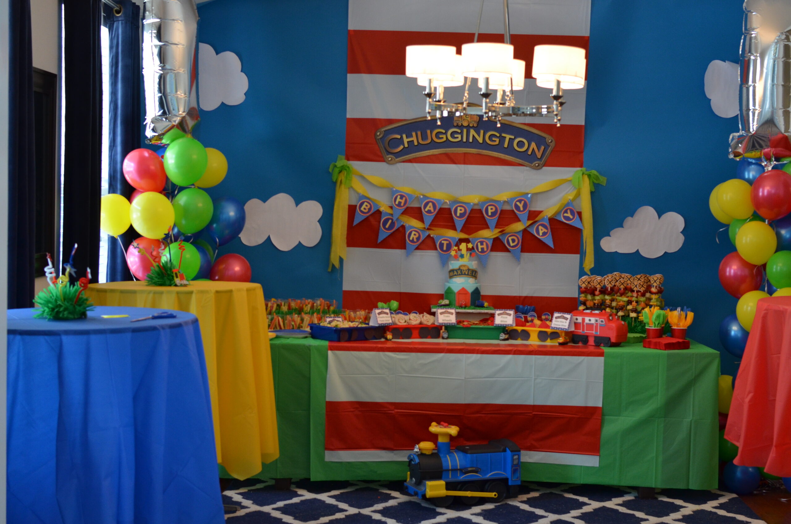 Chuggington First Birthday Party