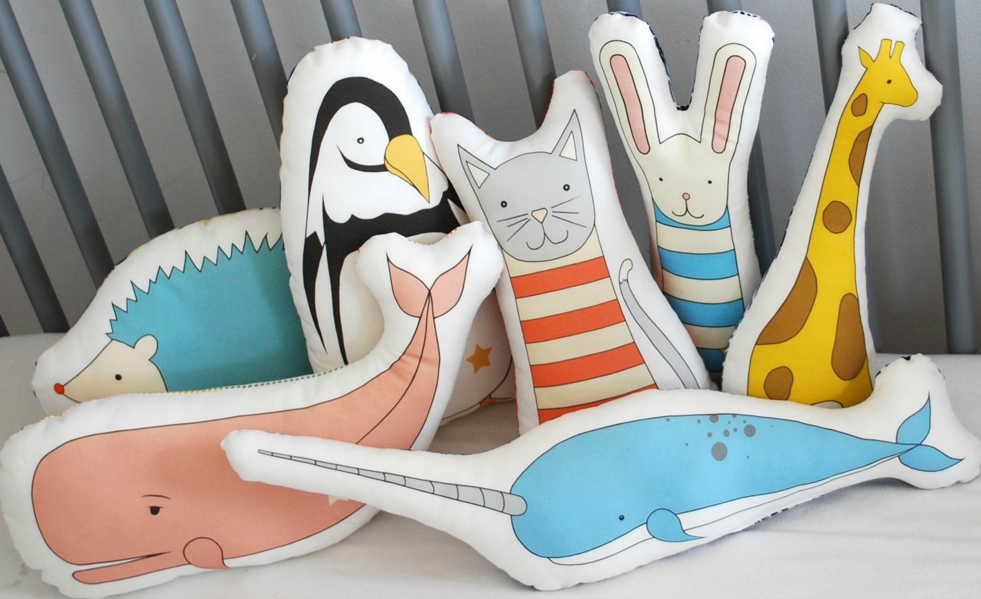 Animal Pillows from Fancy HuLi