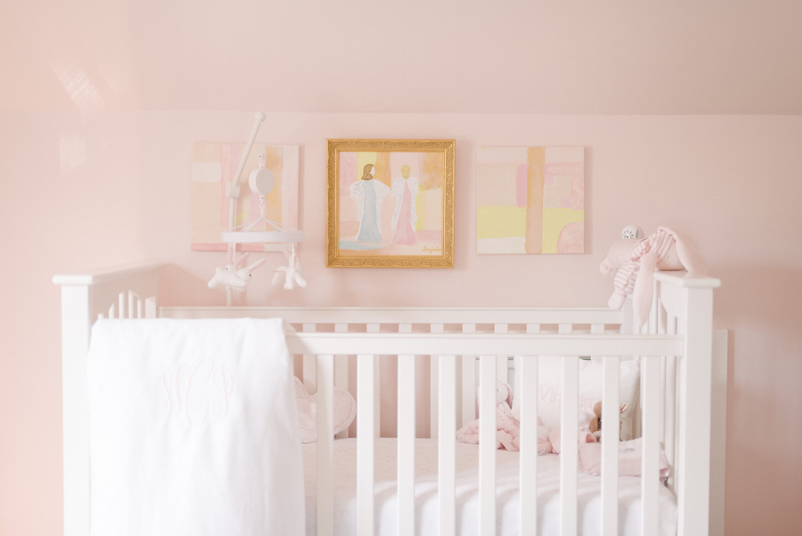 Pink and Angelic Nursery