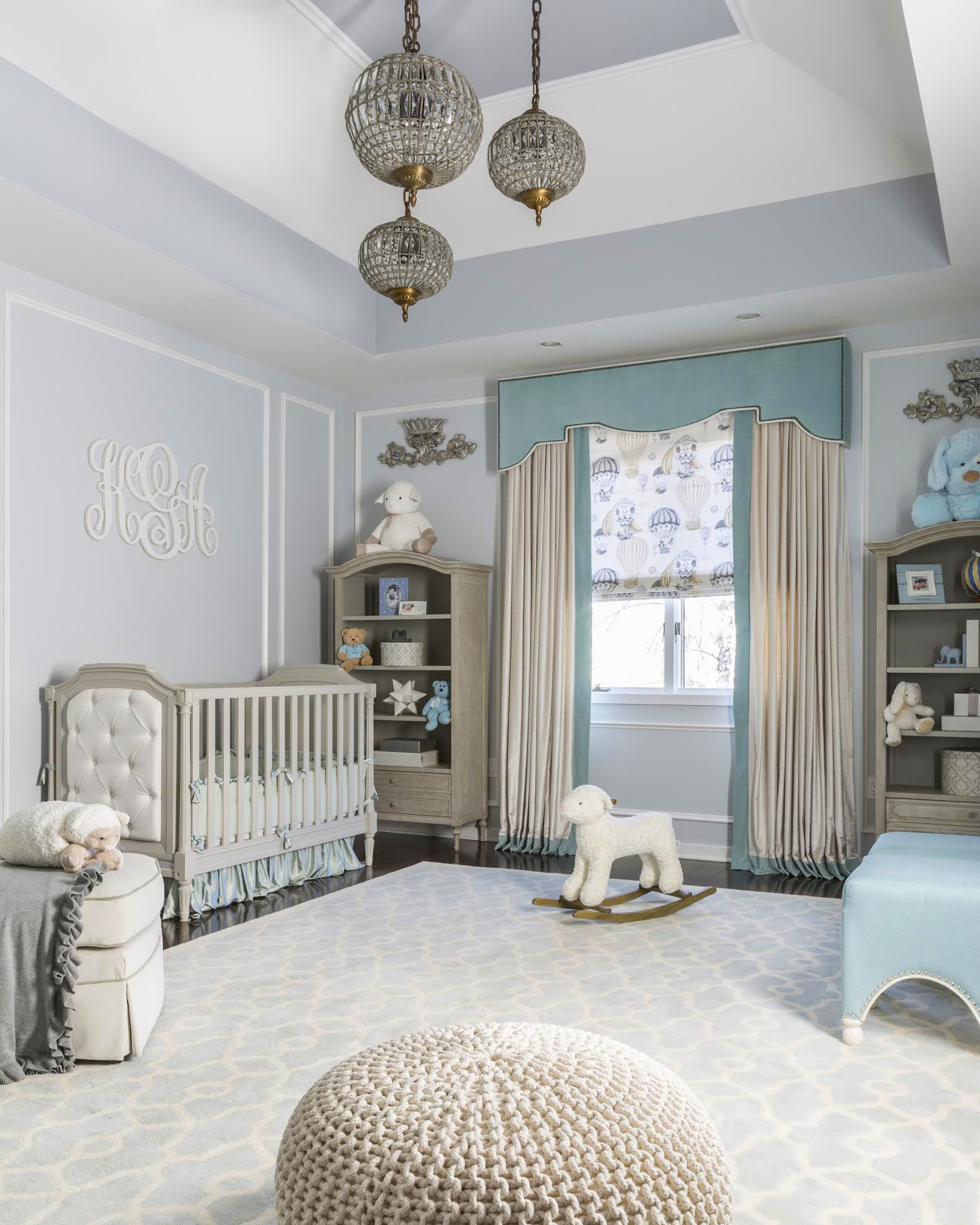 Blue and White Royal Nursery