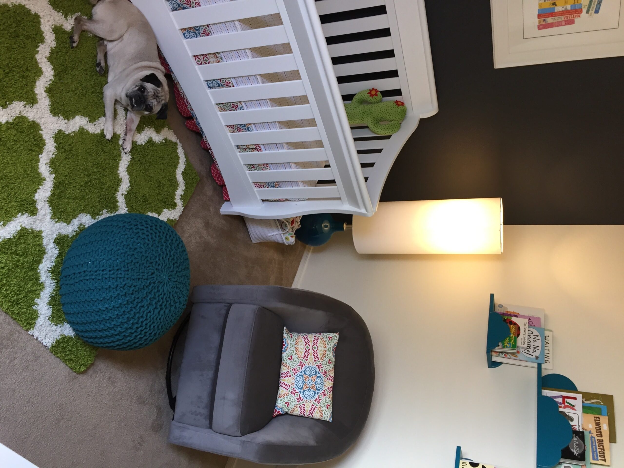 Books and Bright Colors Nursery