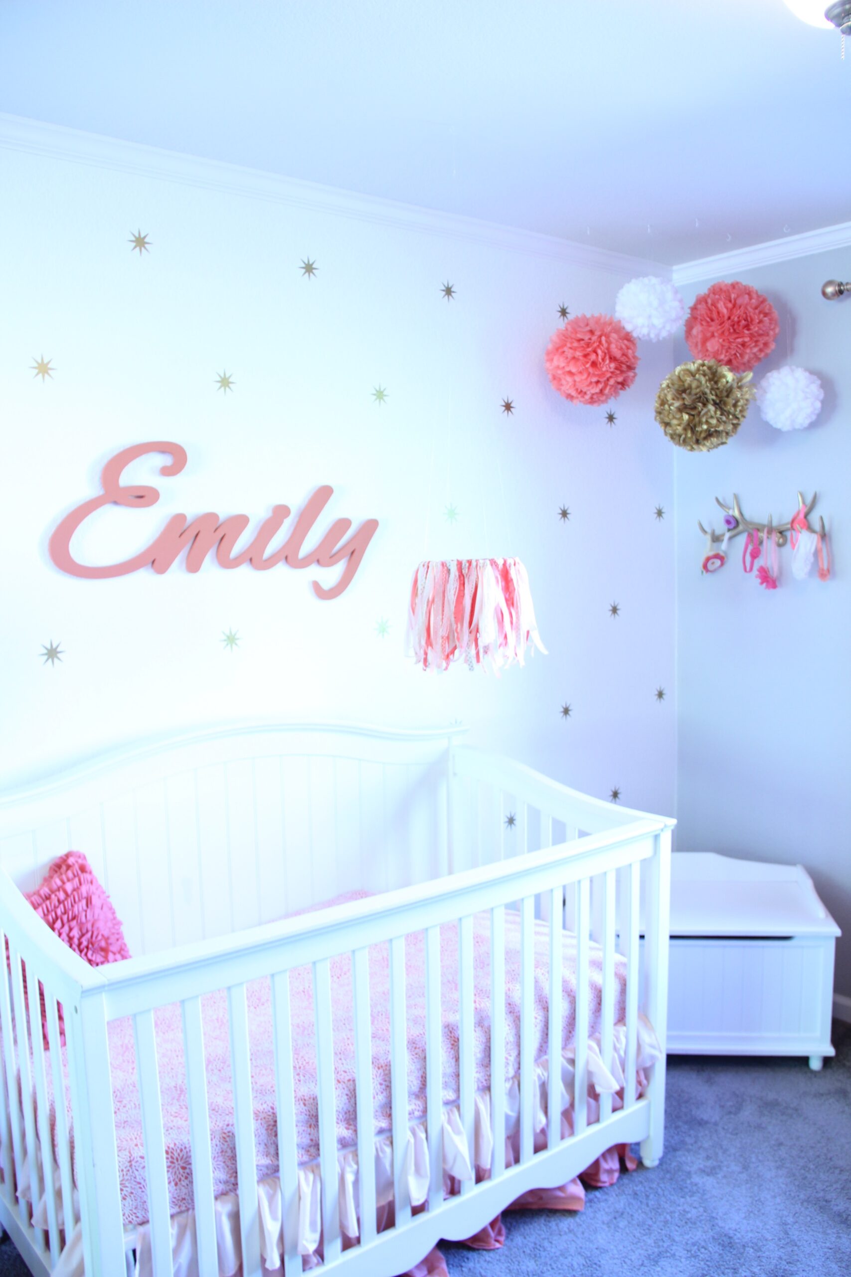 Coral and Gold Nursery