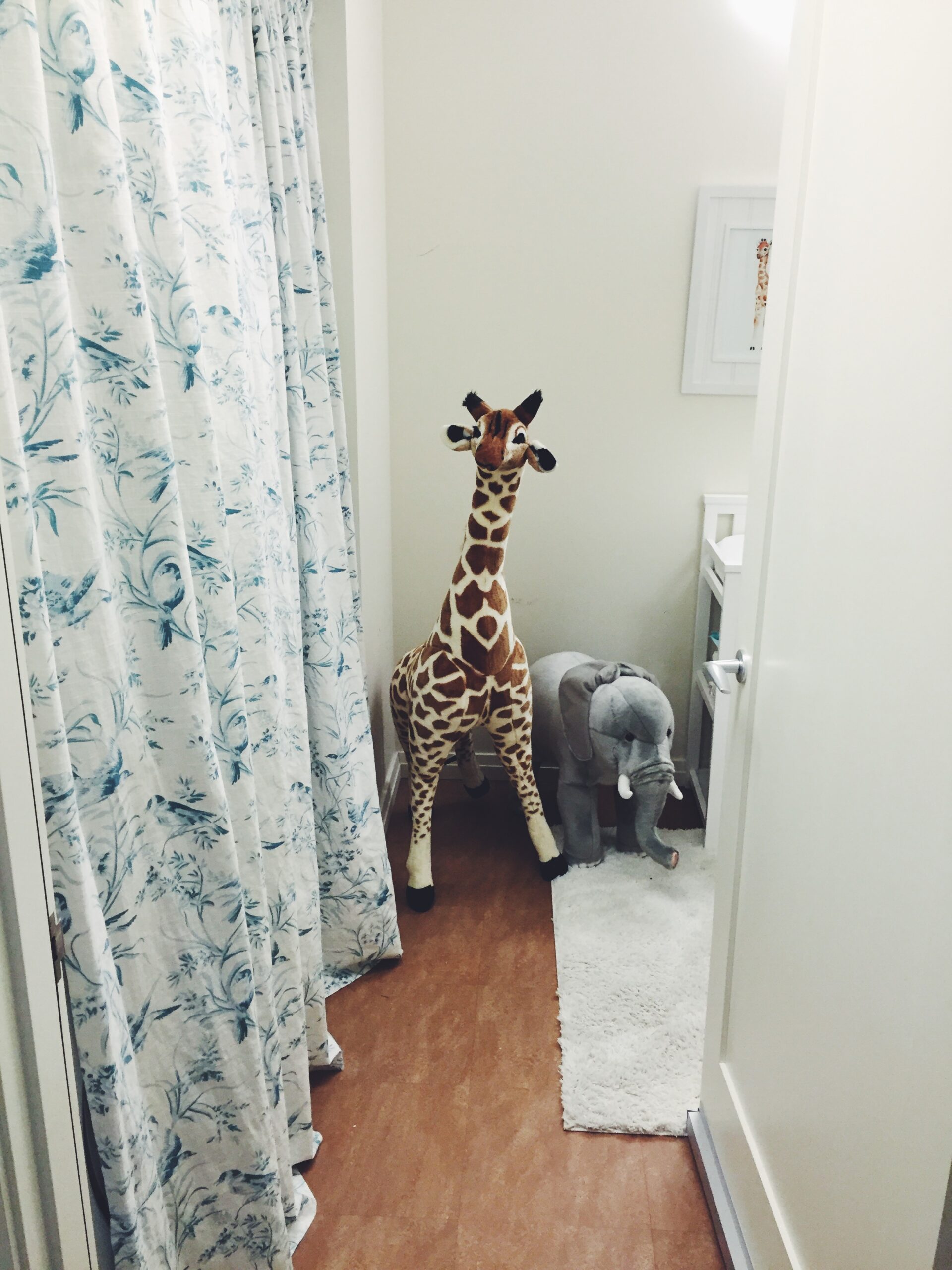 Laundry Room to Nursery Transformation