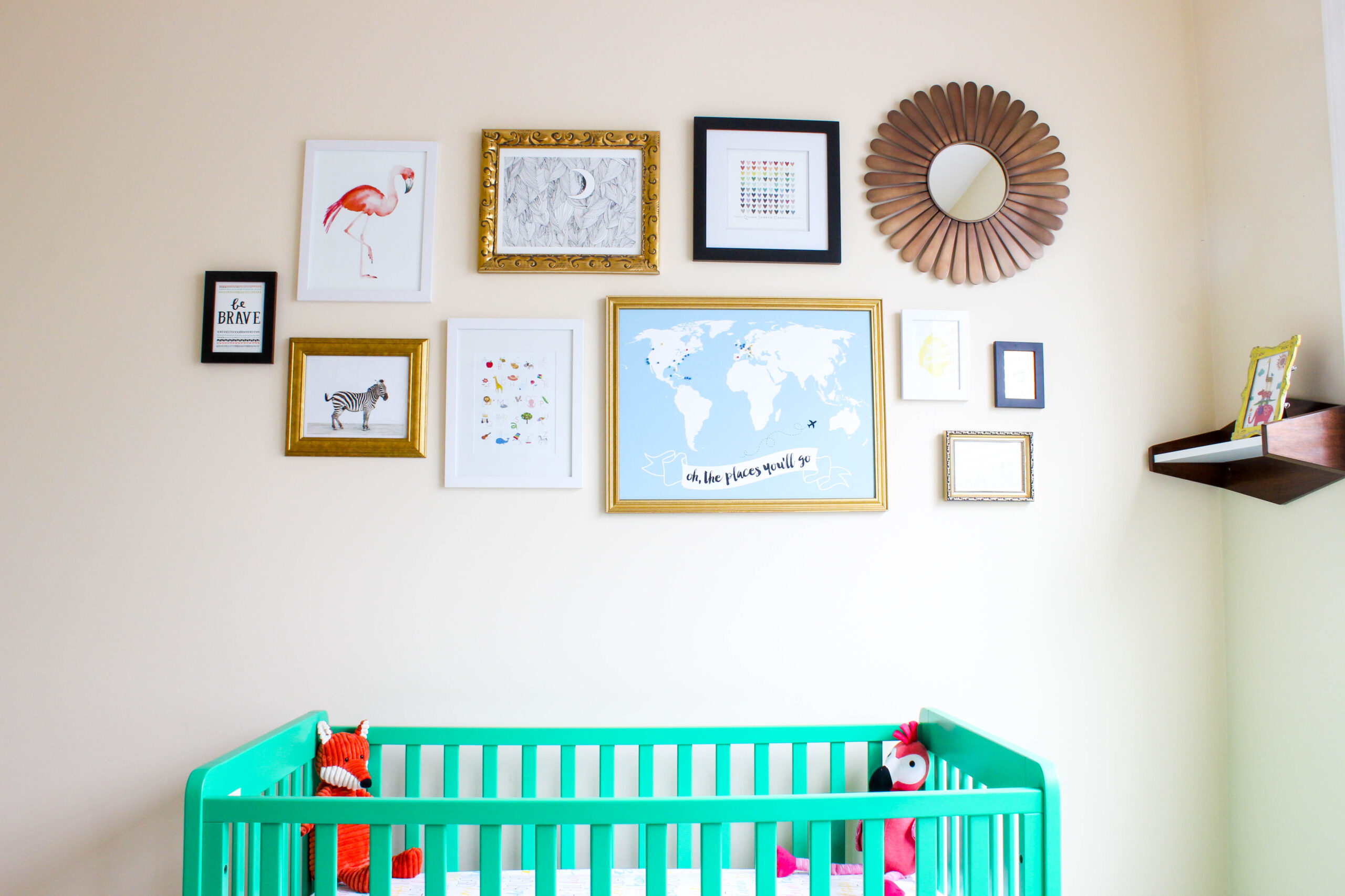 Gender Neutral Safari Themed Nursery