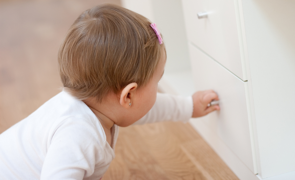 Baby Opening Drawer