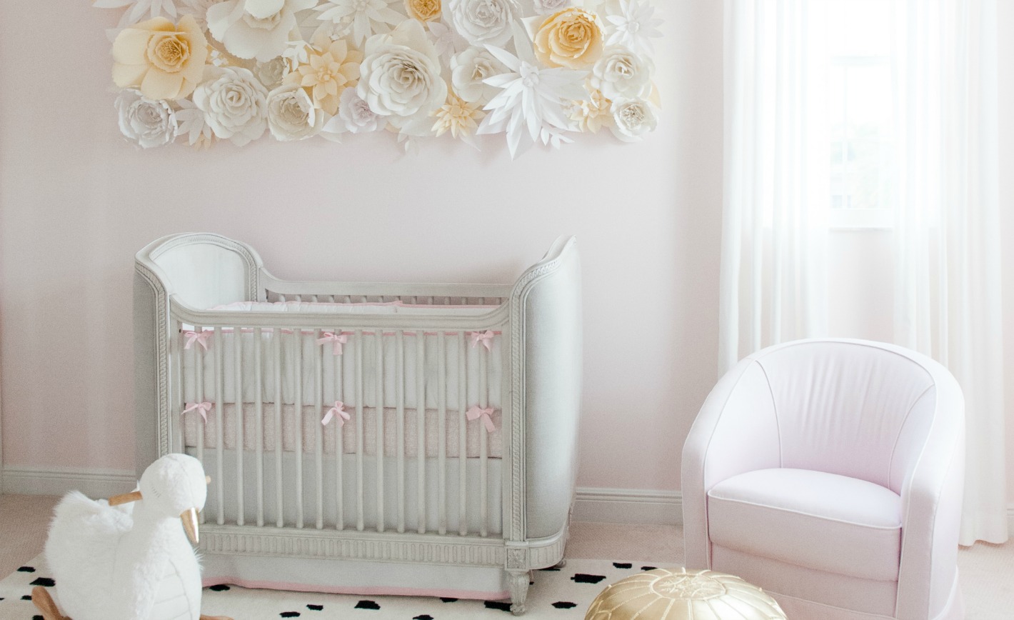 Feminine Swan-Inspired Nursery