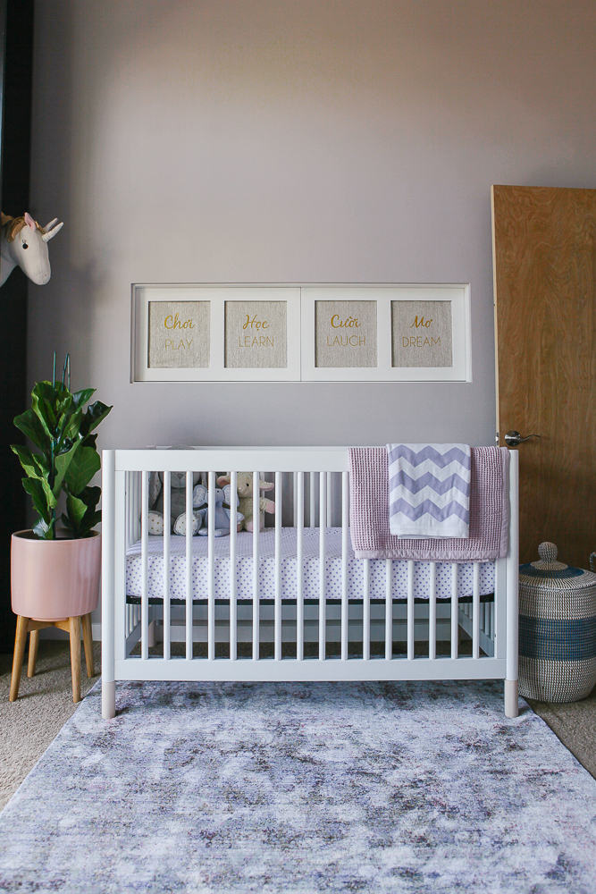 Pink and Blue Modern Nursery