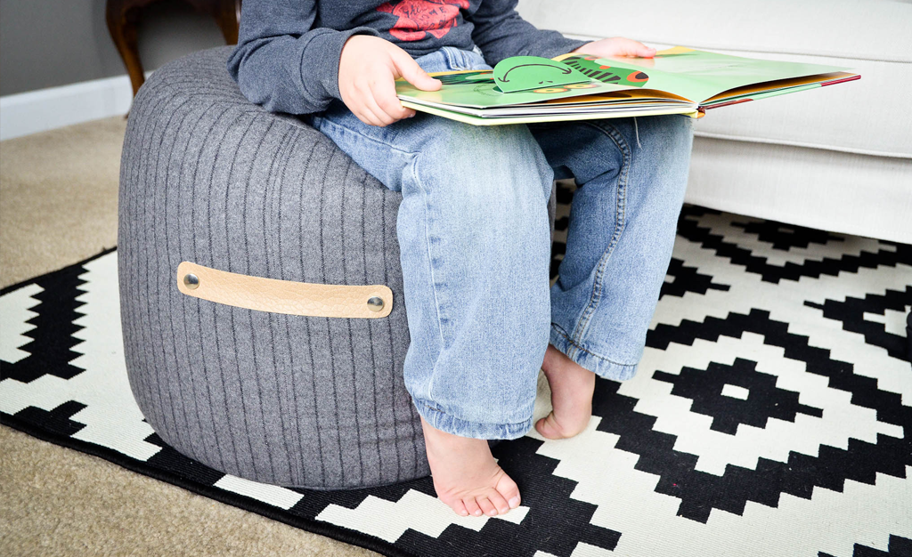 DIY Floor Pouf