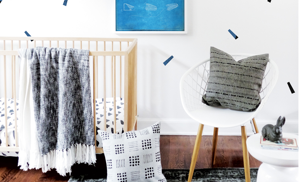 DIY Graphic Pillows for the Nursery