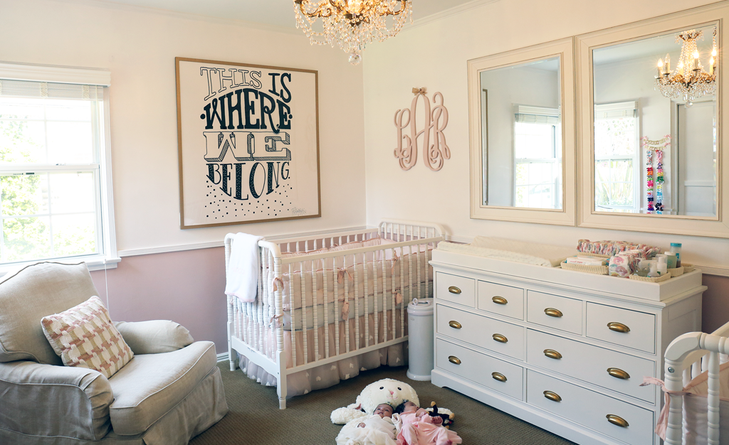 Twin Girls Nursery