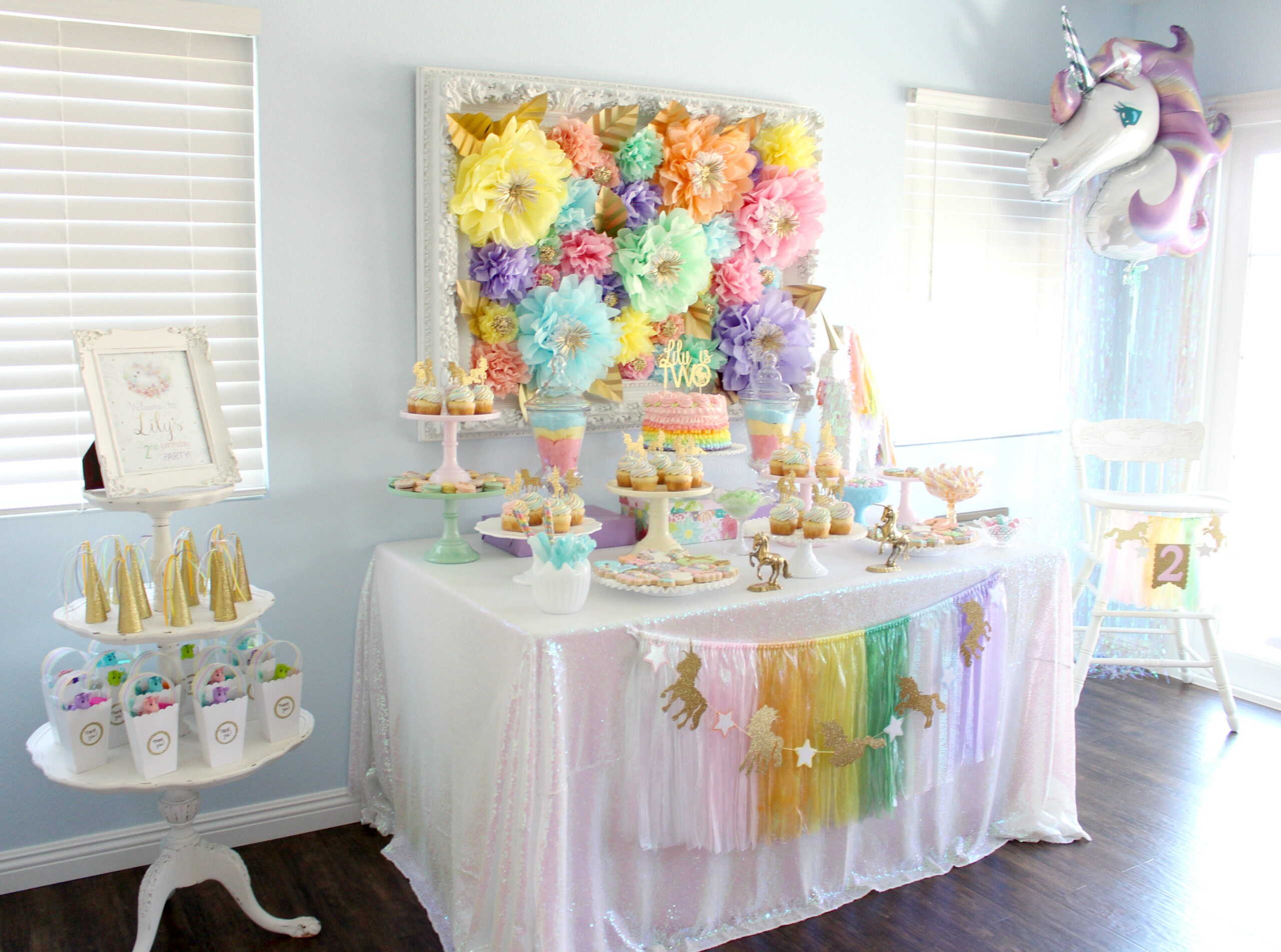Pastel Iridescent Unicorn Party