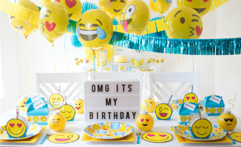 Hero Emoji Birthday Party