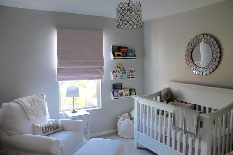 Pink, Gold and Gray Nursery