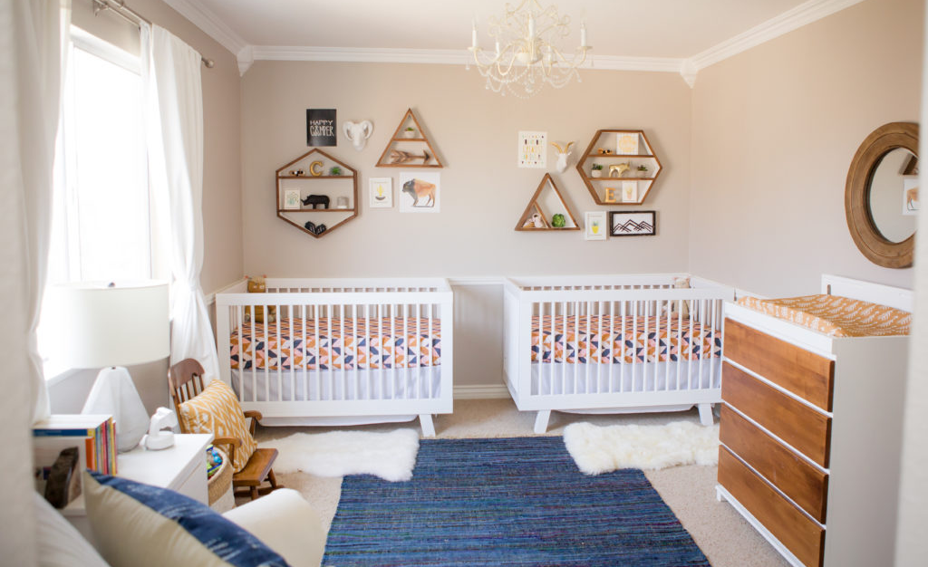 Modern Boho Twin Nursery