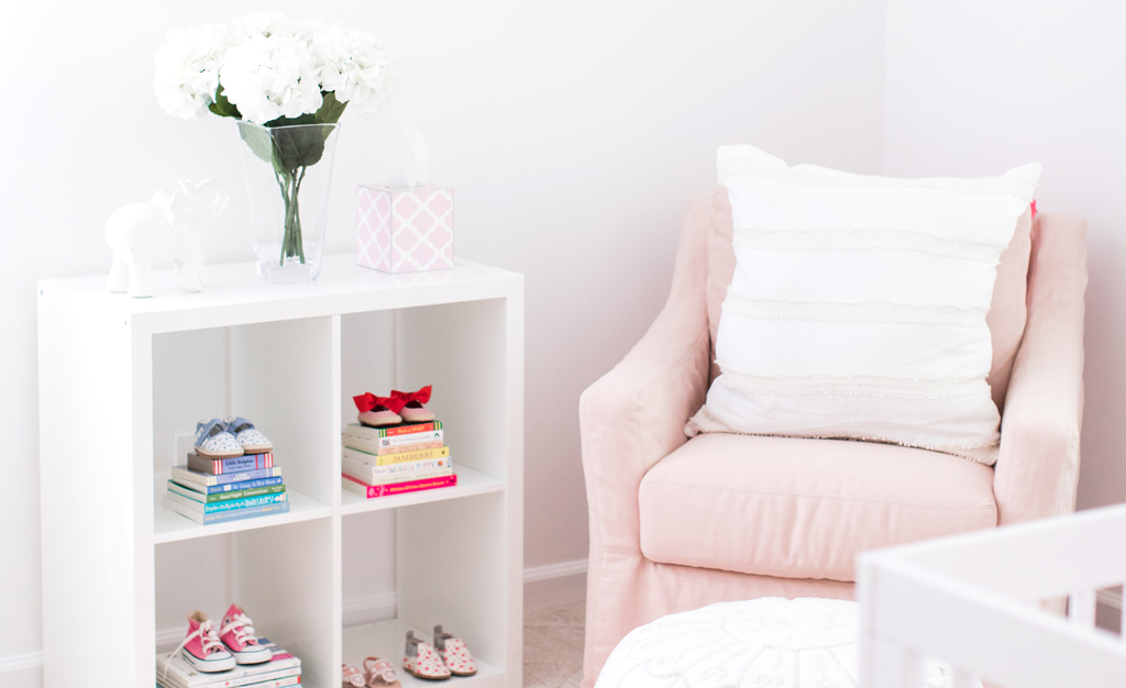 Lemon Stripes Pink Nursery