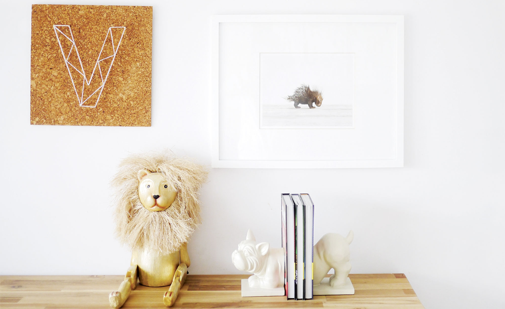 Modern String Art Initial