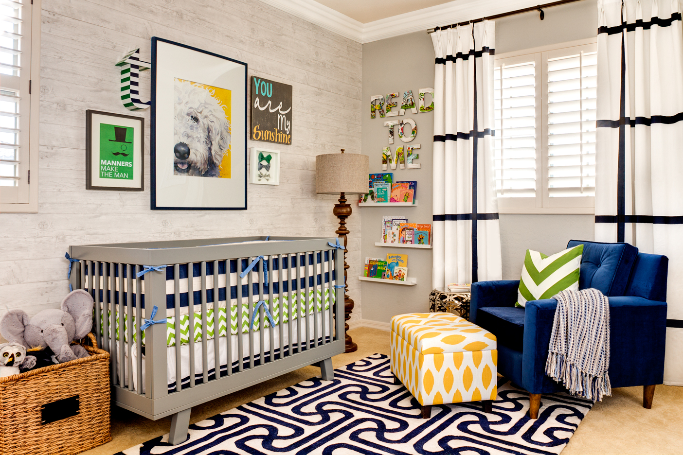 Colorful Pattern Filled Boys Nursery
