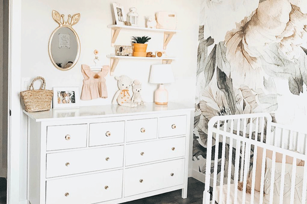 Mixed Knobs on Dresser