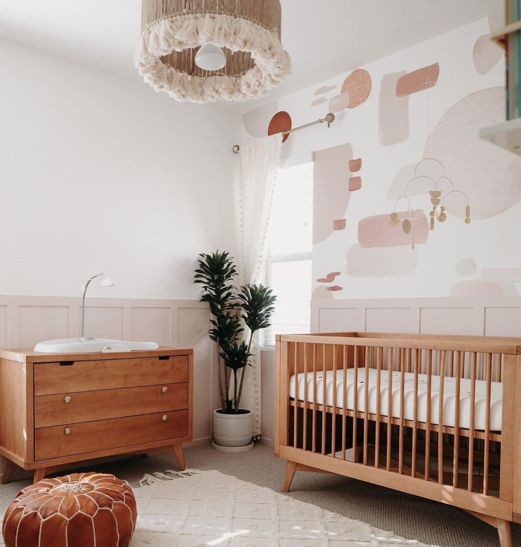 Abstract Nursery Trend - Canyon Colors Decals in Nursery by @_amandajoachim
