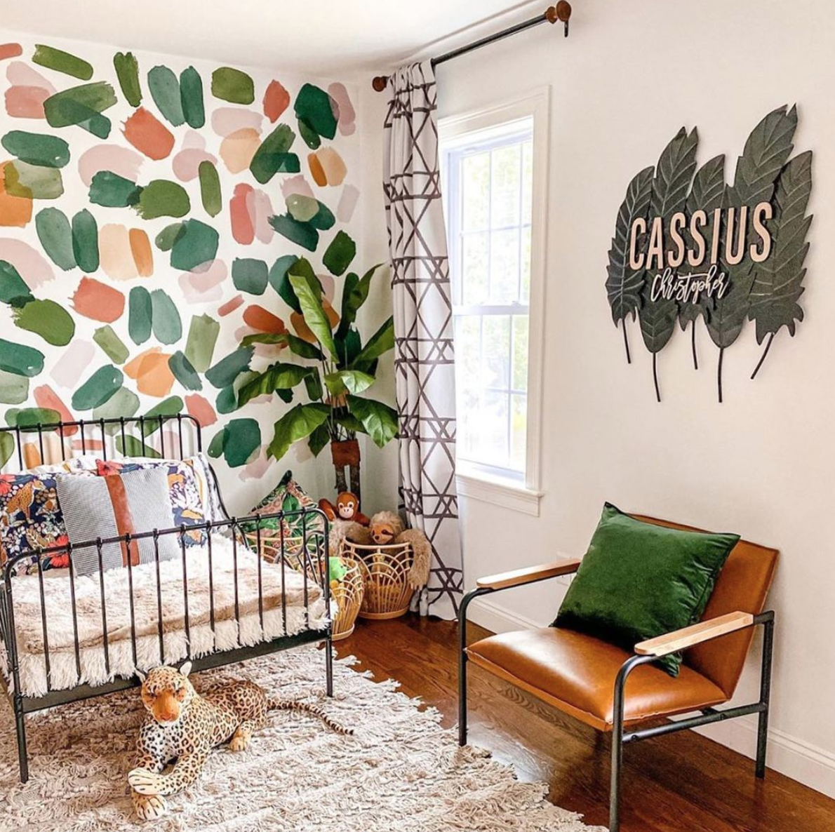 Modern Safari
Nursery by @covingtoncomforts