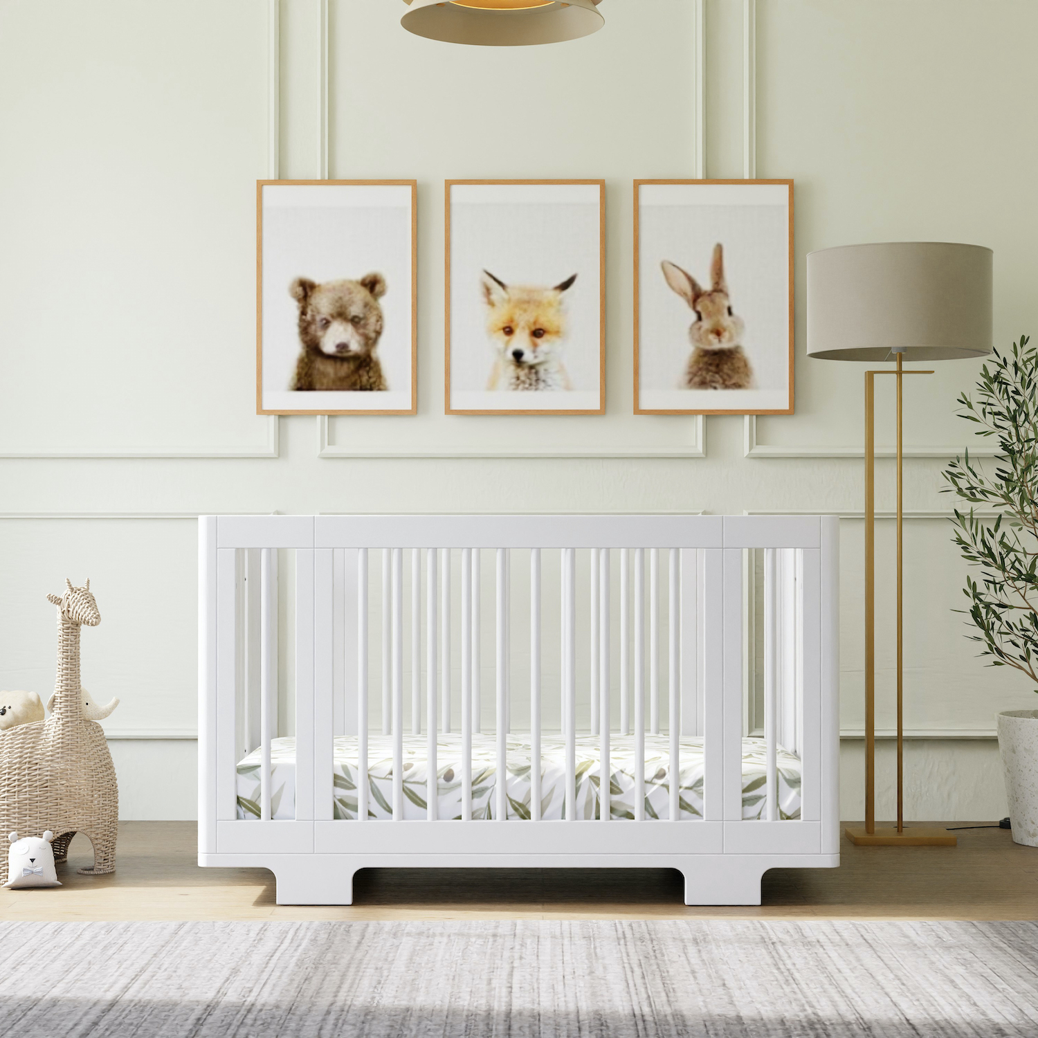 Full Sized Yuzu Crib in White