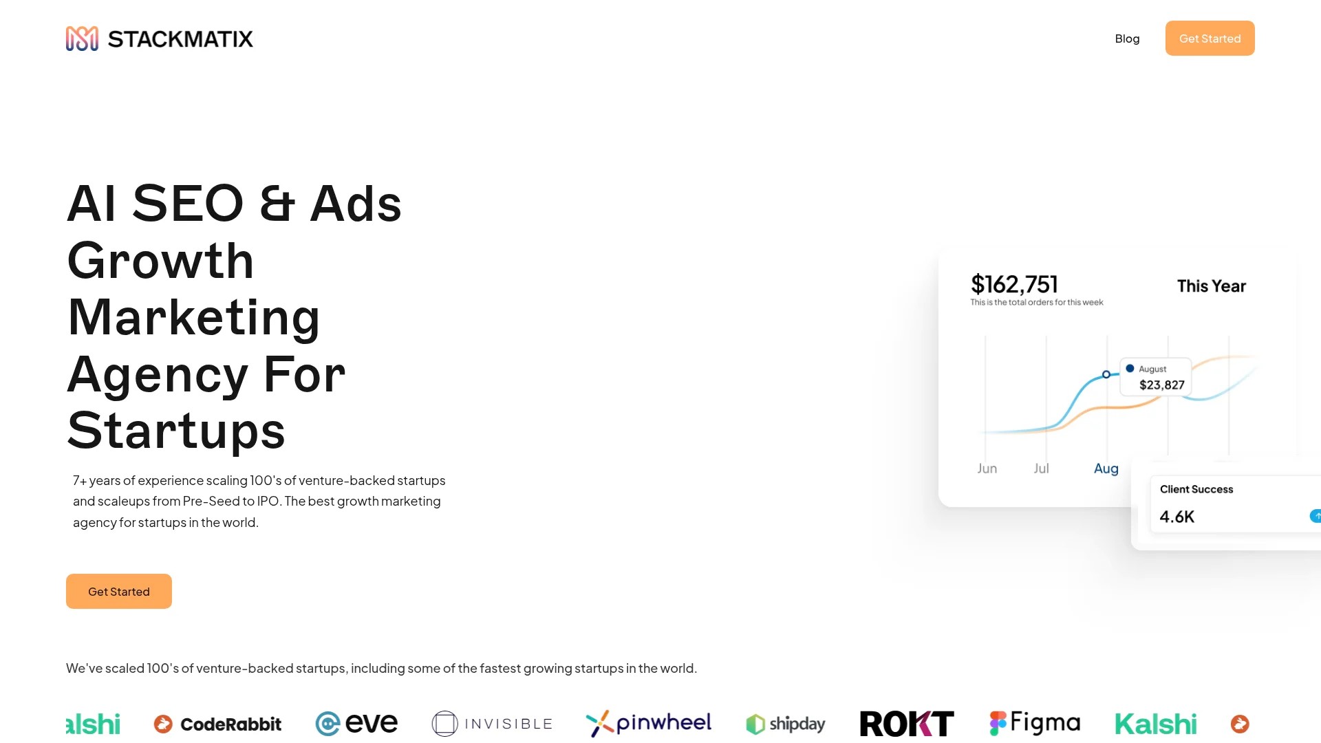 Screenshot of https://www.stackmatix.com