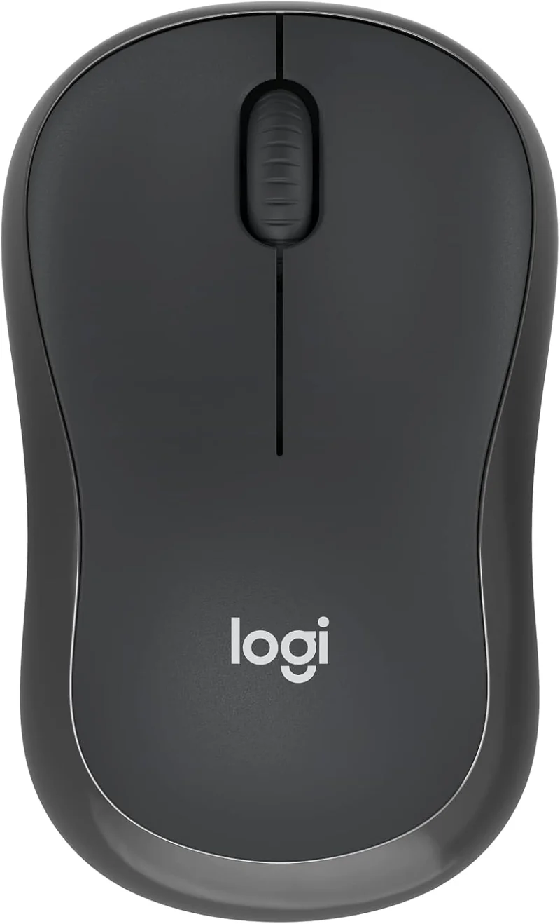 Logitech M240 Silent Bluetooth Mouse, Wireless, Compact, Portable, Smooth Tracking, 18-Month Battery, for Windows, macOS, ChromeOS, Compatible with PC, Mac, Laptop, Tablets - Graphite