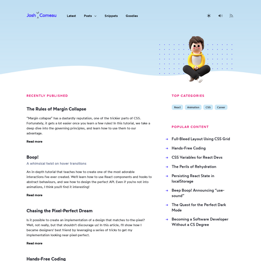 Stories - Personal Blog React NextJS Template by alithemes  ThemeForest