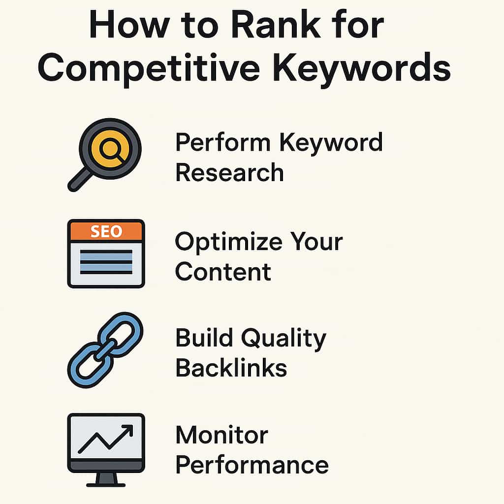 How to Rank for Competitive Keywords in 2025