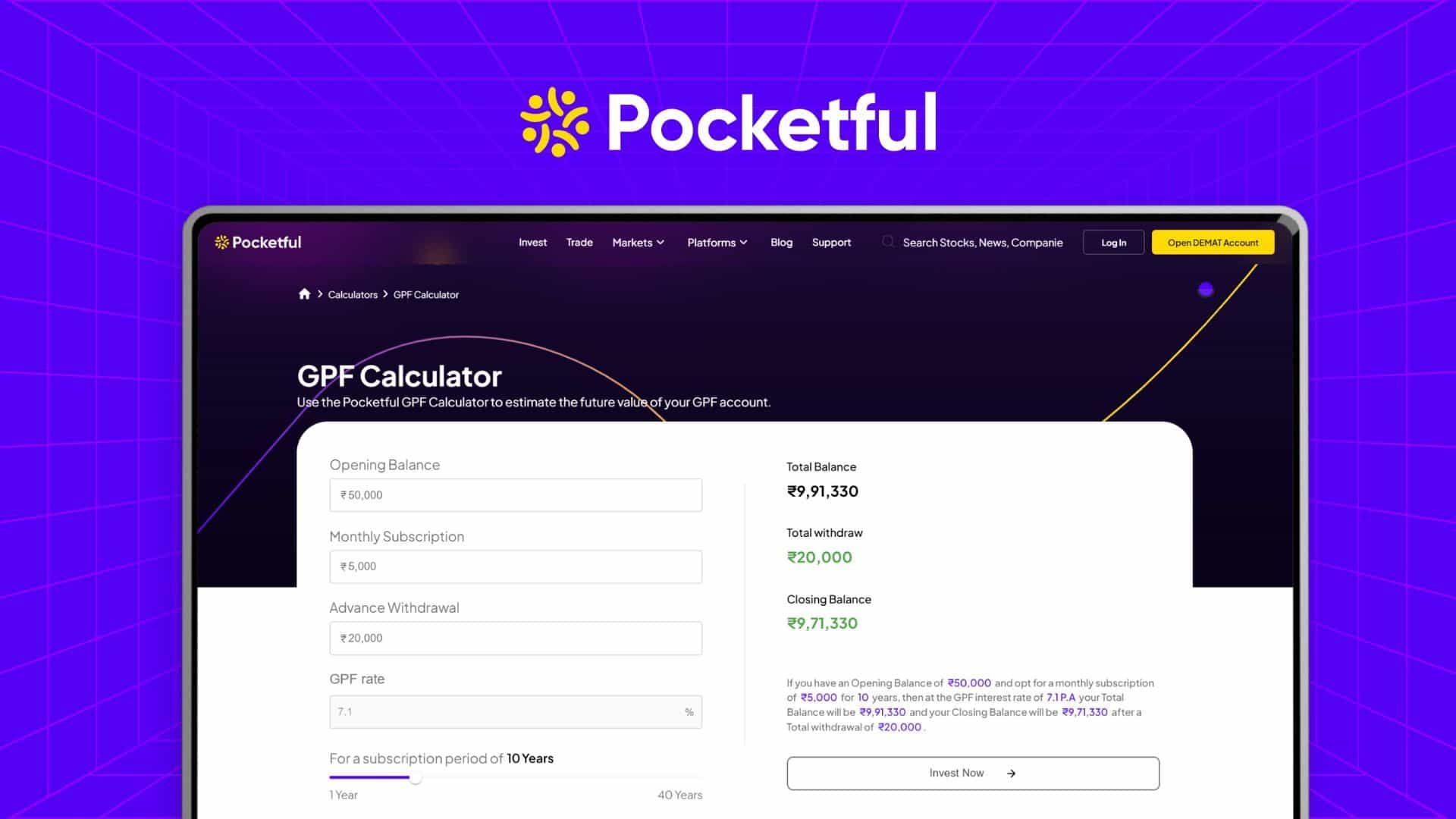 How to Use a GPF Calculator to Plan Your Retirement Savings