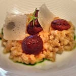 小麦のリゾットとちいたけ