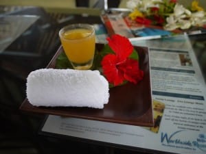 到着して案内聞く。