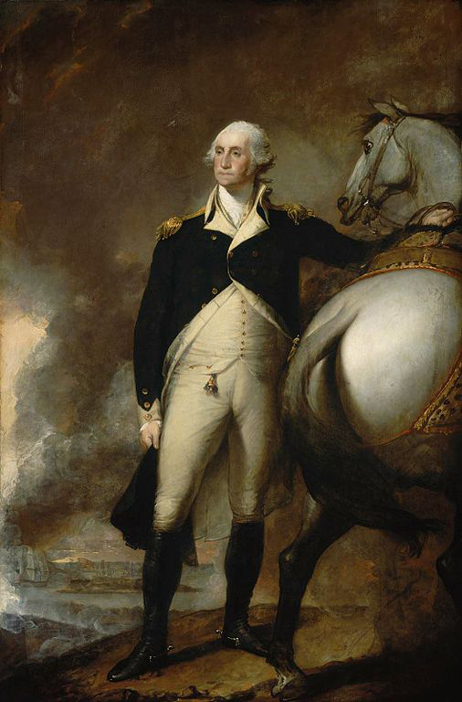 George Washington despues boston alturas dorchester triste pintura retrato