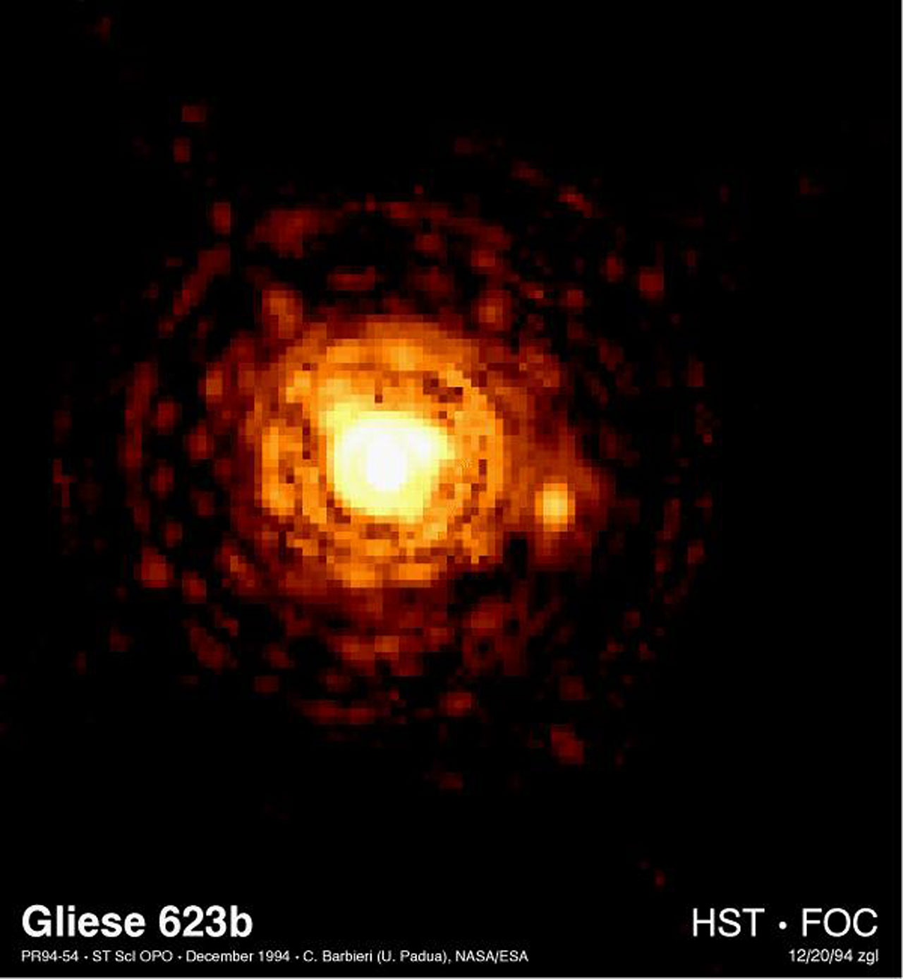 smallest stars Milky Way Galaxy binary system two red dwarfs Gliese 623b