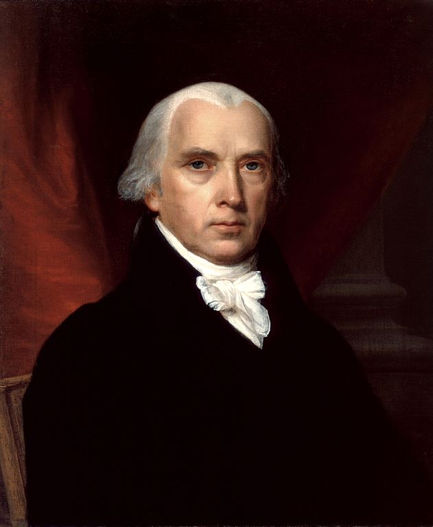 portrait  James Madison John Vanderlyn