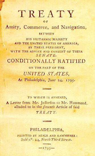 panfleto tratado de Jay Philadelphia 1795