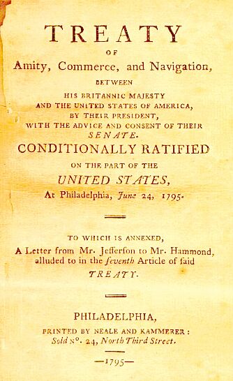 pamphlet Jay Treaty Philadelphia 1795