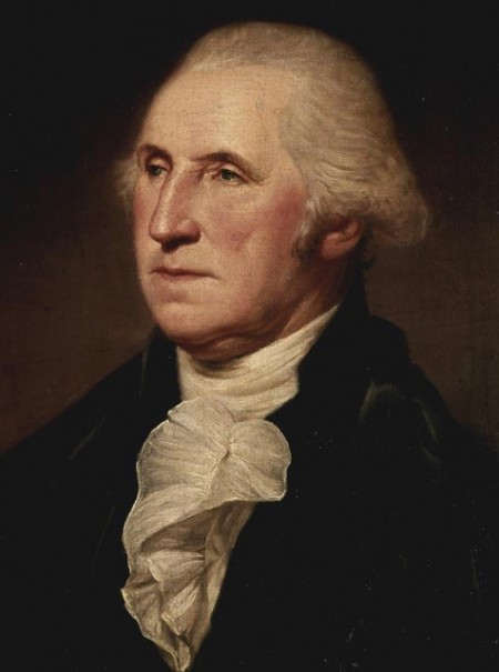 tired looking George Washington portrait second term end Painting Rembrandt Peale