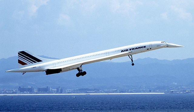 Concorde supersonic transport air france