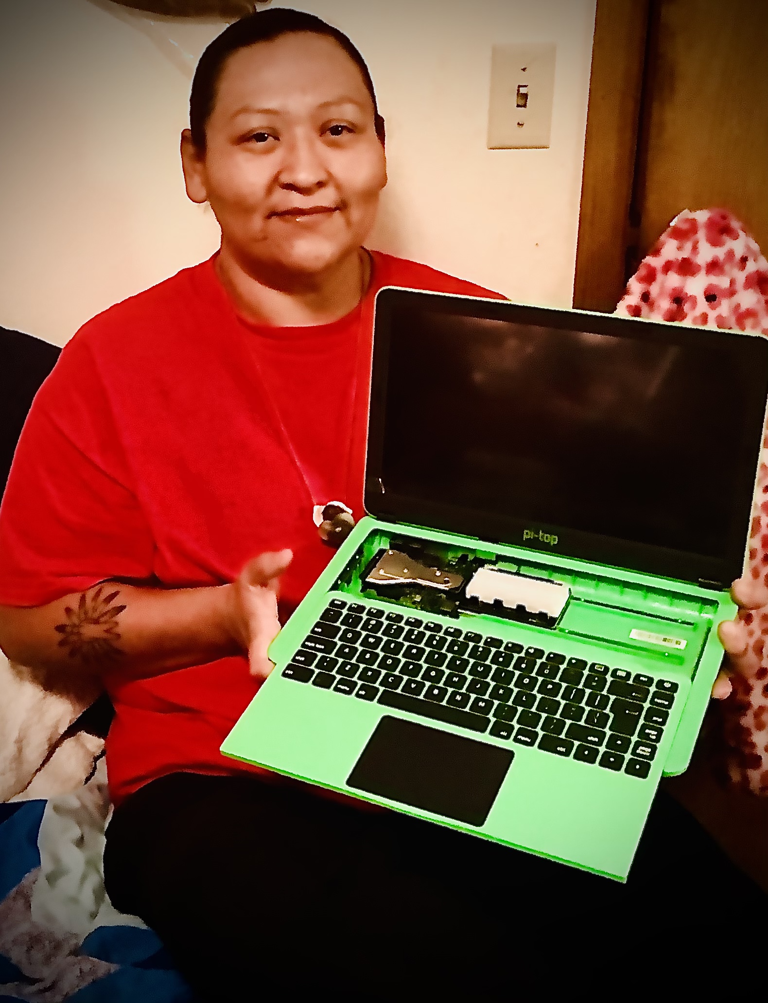 Gabriella Arellano, an educator at Sitting Bull College