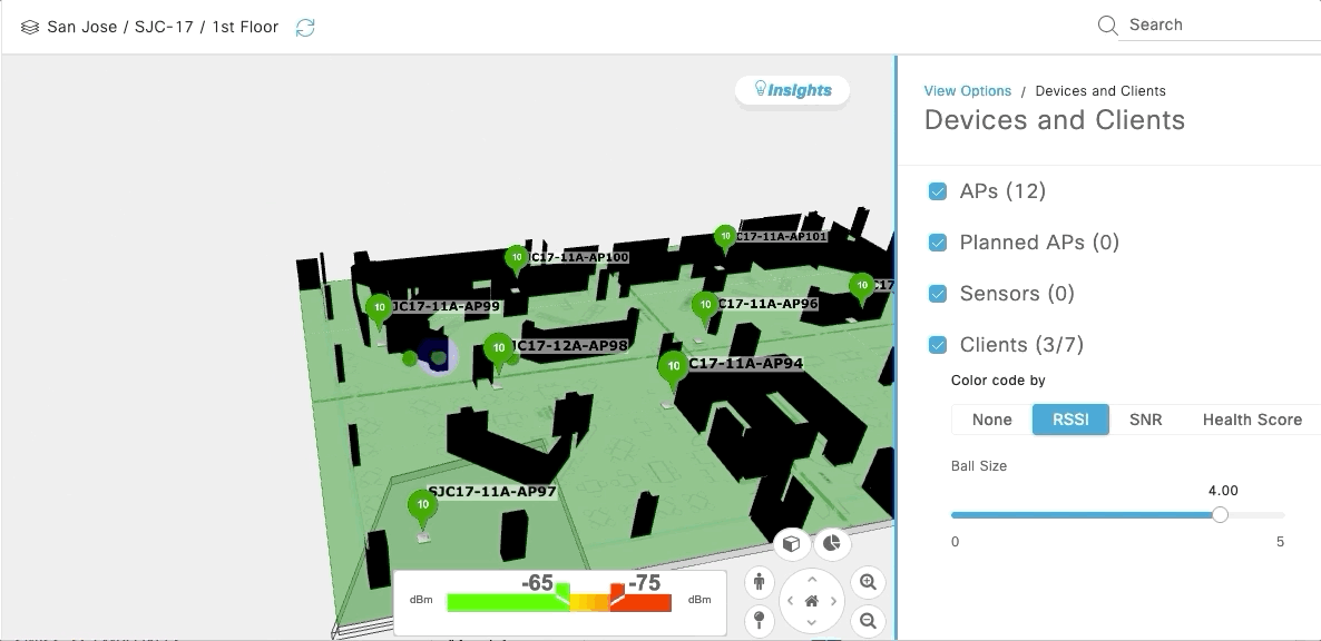 3D client Location
