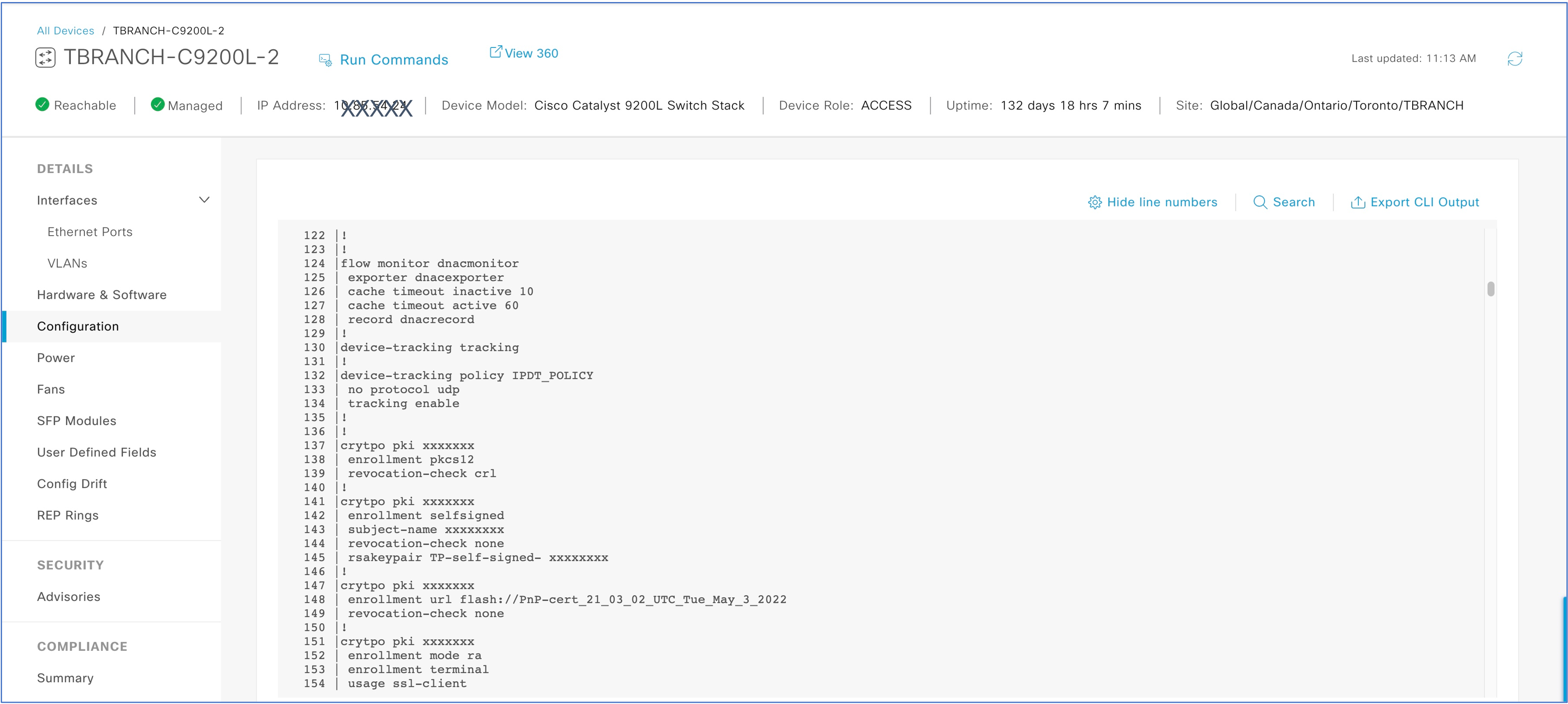 Configuration Visualization in Inventory