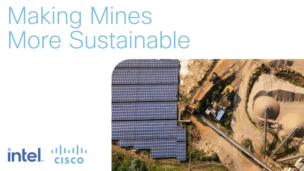 Whitepaper cover art - Intel and Cisco - Making Mines More Sustainable