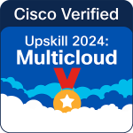 Cisco Verified Badge: Upskill 2024: Multicloud badge 