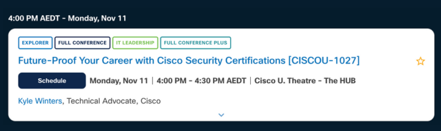 Future-Proof Your Career with Cisco Security Certifications [CISCOU-1027] 